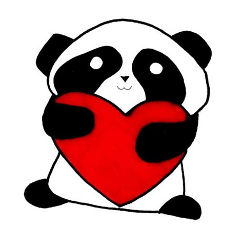 Love Hugs Cute Panda Love