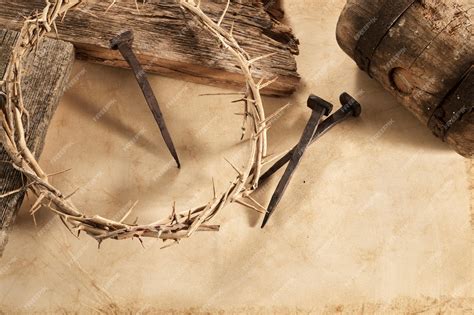 Premium Photo Crucifixion Of Jesus Christ Cross With Three Nails And