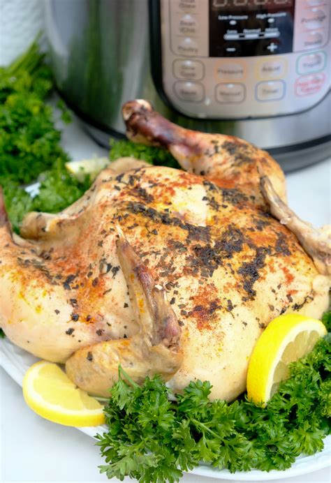 Instant Pot Whole Chicken Recipe With Pesto The Foodie Affair