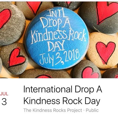 What Is International Drop A Rock Day Rock Painting 101 Rock Day