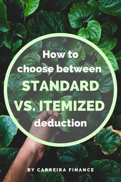 By lim phing phing, director, and ireyne erlleysa lee, manager, global mobility services, pwc malaysia. How To Choose Between Standard vs. Itemized Deduction in ...
