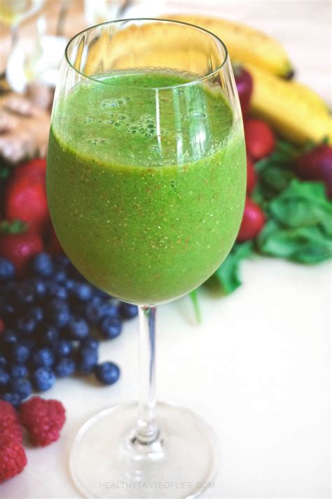 Anti Inflammatory Green Smoothie Recipe Healthy Taste Of Life