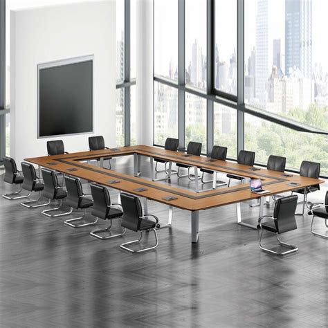 Environmental Protection Wooden Meeting Furniture High End Modern