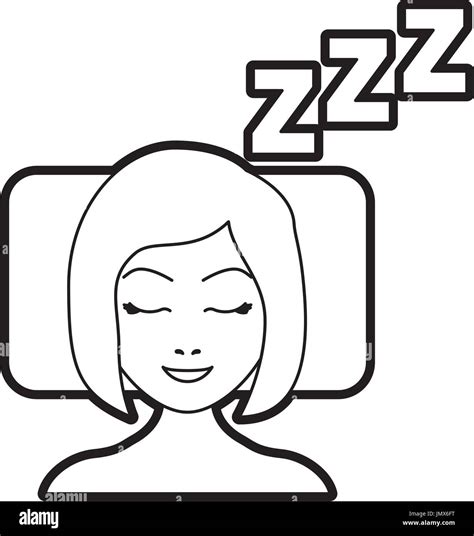 Sleeping Woman Avatar Icon Stock Vector Image And Art Alamy