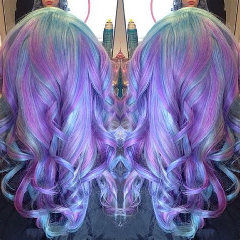 Mermaid Hair Turquoise And Lavender Vibrant Hair Don T Care Hair