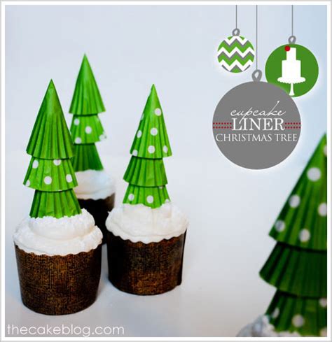 Diy Cupcake Liner Christmas Trees