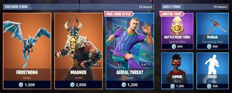 Latest Items And Features Added To Fortnite Item Shop And Updated V