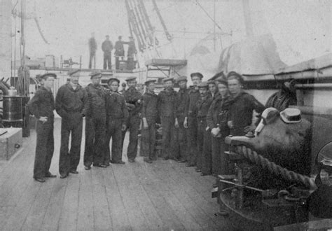 Carte De Visite Portrait Of Union Sailors Posing