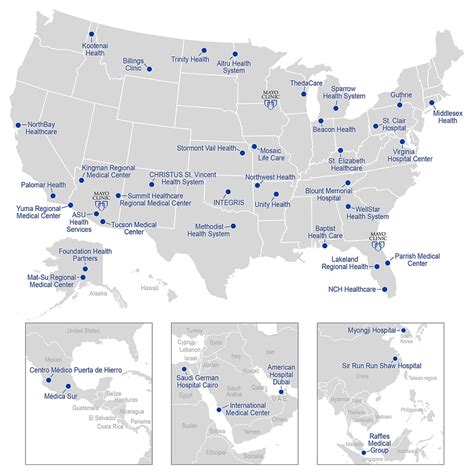 Mayo Clinic Care Network Map About Us Mayo Clinic
