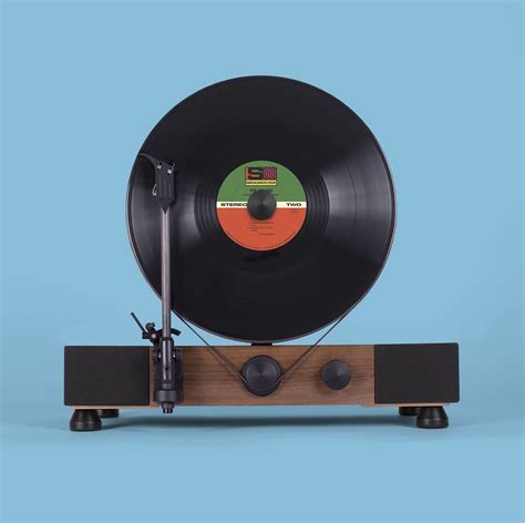 Gramovox Classic Floating Record Vertical Turntable Floating Record