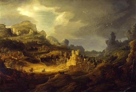 Fantastic Landscape By Jan Andrea Lievens 1607 1674 Netherlands