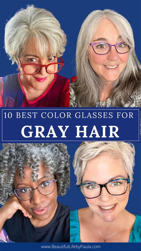 Check Out The 10 Best Color Glasses Frames For Gray Hair So You Look