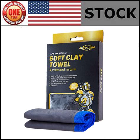 12x12 Microfiber Clay Towel Car Detailing Cloth Clean Faster Than Clay