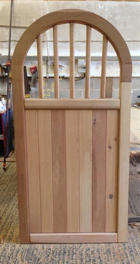 brick top spindle wooden garden gates redwood and siberian larch wooden gates idigbo wooden