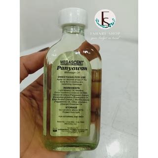 Megascent PANYAWAN Massage Oil 50ml Shopee Philippines