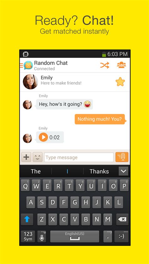 Meow Chat Fun Random Instant Appstore For Android