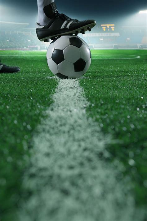 Soccer Ball In Action 1100x1650 Download Hd Wallpaper Wallpapertip