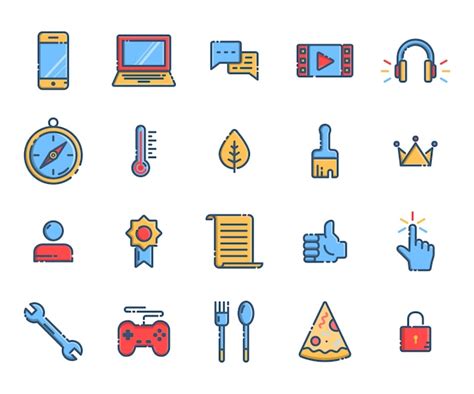 Premium Vector 20 Icons About Daily Stuff