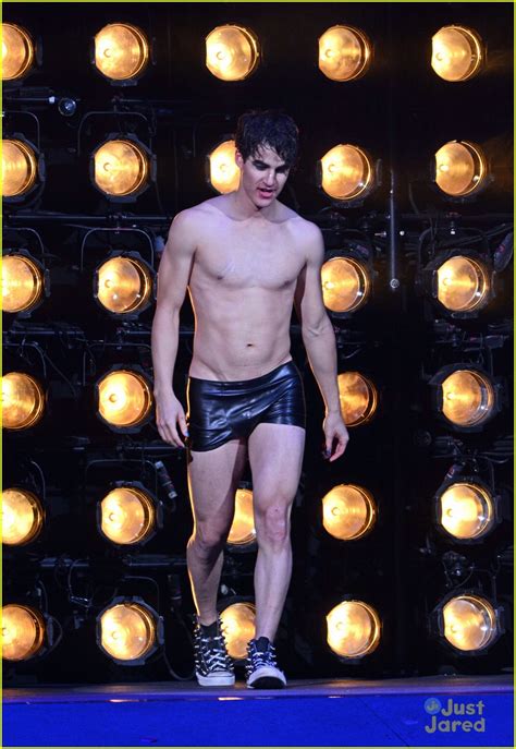 Darren Criss Goes Shirtless In Tight Shorts For Broadway S Hedwig