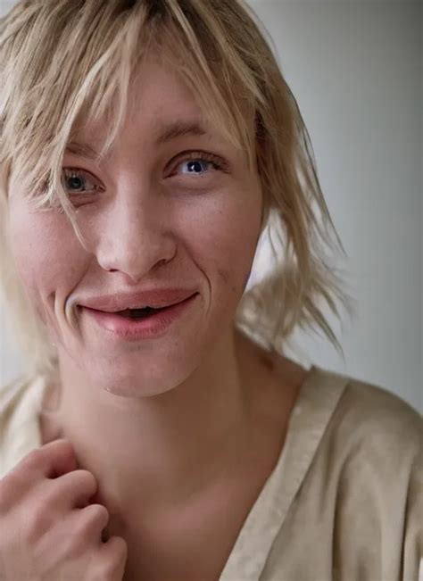 Homely But Adorable Blonde Woman Healed Scars And Stable Diffusion