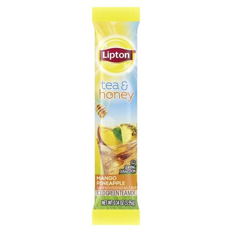 Lipton Iced Tea To Go Packets Mango Pineapple 013 Oz Instacart