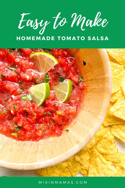 Homemade Tomato Salsa Mixin Mamas