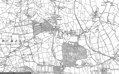 Historic Ordnance Survey Map Of Langford 1883 1902