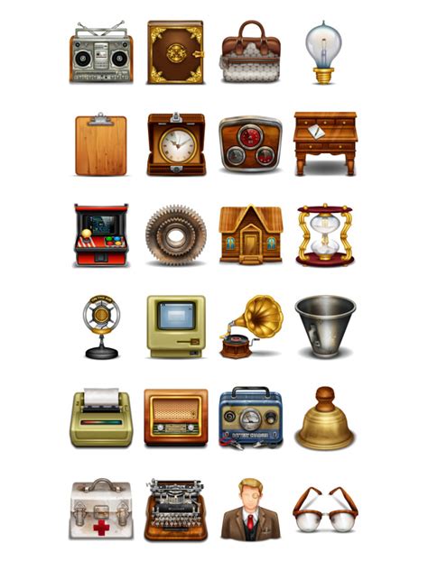 50 Amazingly Designed Retro And Vintage Icons Yes Its Free Too