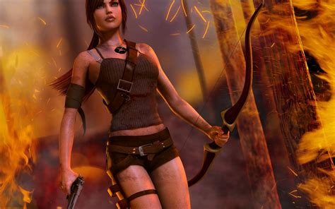 View Tomb Raider Game Hd Wallpaper PNG