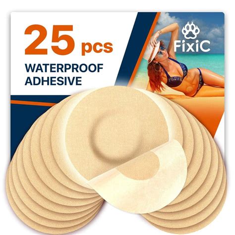 Fixic Freestyle Libre Adhesive Patches 25 Pack Enlite Guardian Best