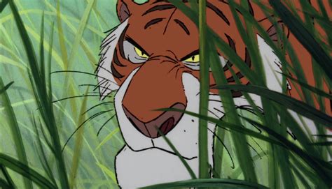 Image Shere Khan The Tiger Is Sneaking In The Tall Long Grass