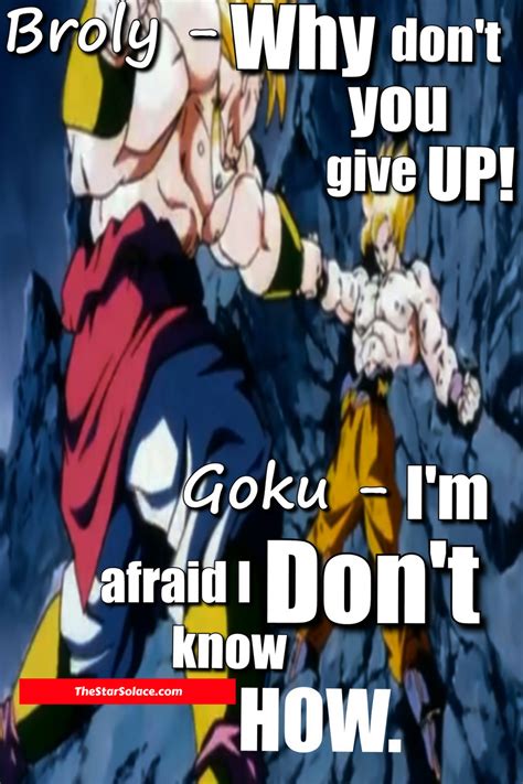Famous dragon ball z quotes. Goku, broly, dragonball, z, super, motivation, inspiration, lifestyle, ideas, tips, words ...