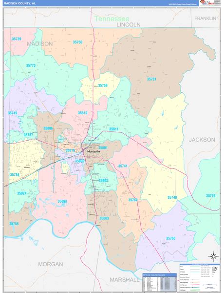 Maps Of Madison County Alabama Marketmaps Com