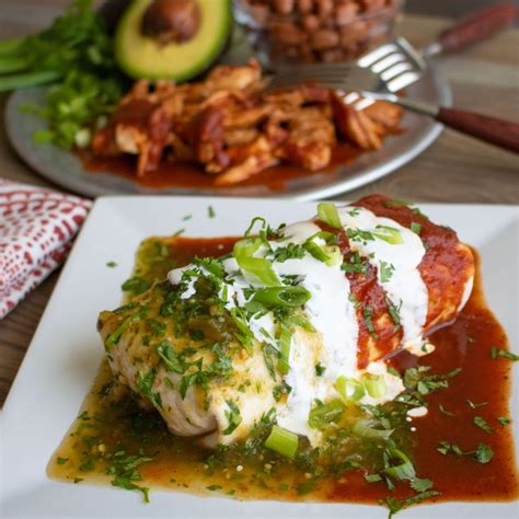 Wet burritos is one of our family's favorite meals. Wet Burrito with Chicken and Cacique® Crema Mexicana ...