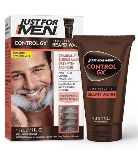 Just For Men Control Gx Grey Reducing Beard Wash Shampoo Gradually