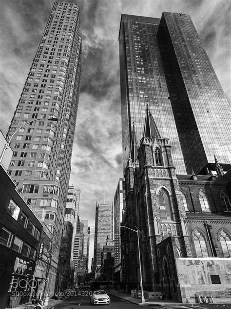 Street New York City By Angeltalansky New York City Black And White