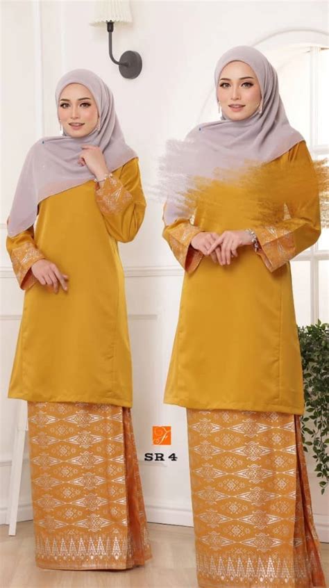 Apabila disebut saja baju kurung, tergambarlah kepada kita pakaian yang labuh, besar dan menyelubungi seluruh badan. BAJU KURUNG PAHANG SONGKET SURIA | | Saeeda Collections