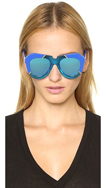 Karen Walker One Splash Sunglasses Shopbop