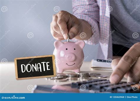 Donate Concept Giving And Donation Charity Give Help Stock Photo