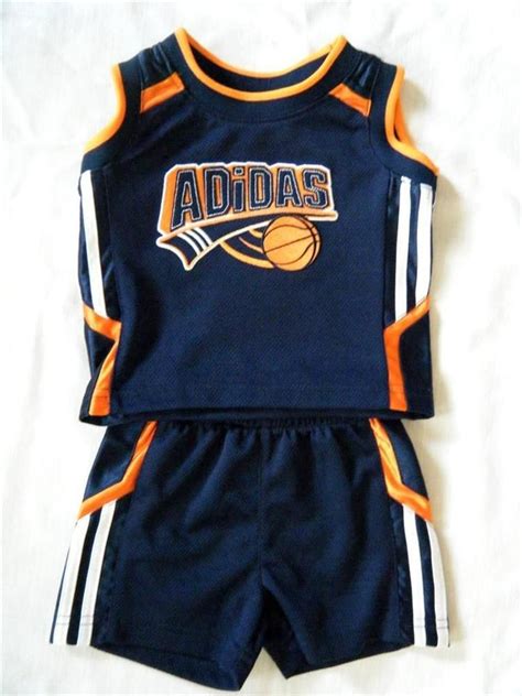 There's jerseys from chicago bulls, brooklyn nets and la lakers, plus lots more, while you can also find nike, adidas and everlast jerseys for. #Adidas outfit set basketball navy orange #toddler #boy ...