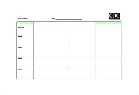 Maybe you would like to learn more about one of these? Free-Food-Log-Template-PDF-Document-Download-pdf-sheet ...