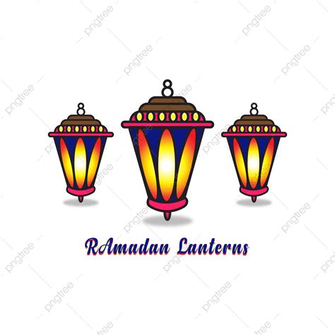 Ramadan Lantern Clipart Transparent Background Ramadan Lanterns Vector