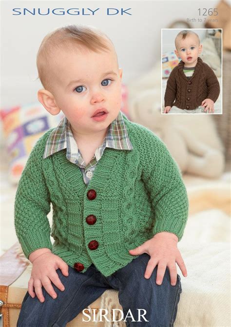 Maybe you would like to learn more about one of these? Boy's Cardigans in Sirdar Snuggly DK - 1265 - Downloadable ...