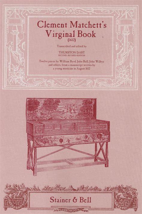 Various Clement Matchetts Virginal Book 1612 — Early Music Shop
