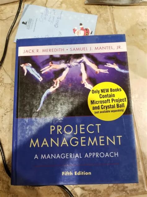 Project Management A Managerial Approach 5th Edition By Meredith And