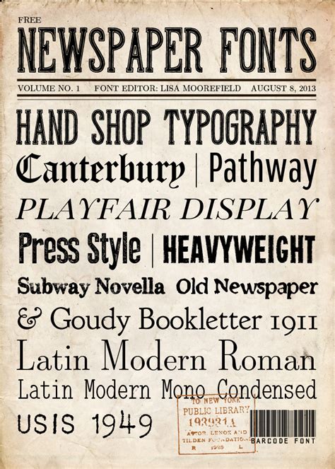 Newspaper Calligraphy Font Download Free Fonts Best Free Vintage Fonts