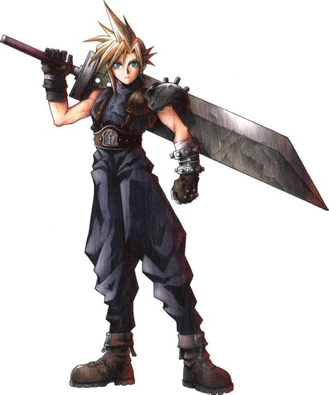 Ultimate, or if you're planning to meet him for the first time in final. Cloud Strife And His Giant Sword - Final Fantasy 7 Wallpaper