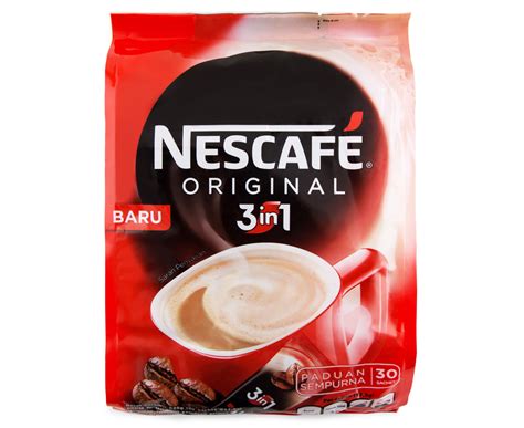 Nescafé 3 in 1 Original Coffee Sachets 30pk 525g 8992696427587 | eBay
