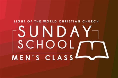 Mens Sunday School Class Light Of The World Christian Church