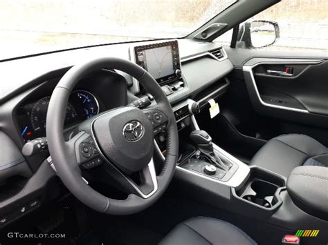 Black Interior 2020 Toyota Rav4 Xse Awd Hybrid Photo 136342292